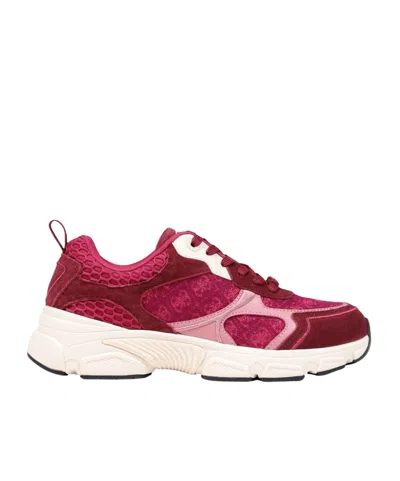 Guess Indye2 Fltid2 Fab12 Sneakers In Red