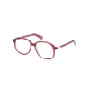 Guess Demo Square Unisex Eyeglasses Gu8255 071 53 In Blue