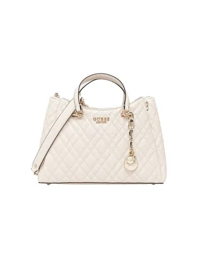 Guess Isemay Gfriend Shoulder Bag In White
