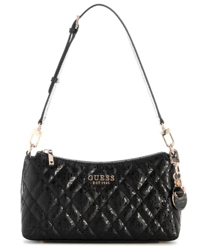 Guess Isemay Small Shoulder Bag In Black