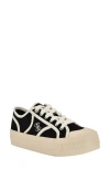 Guess Issah Platform Sneaker In Black