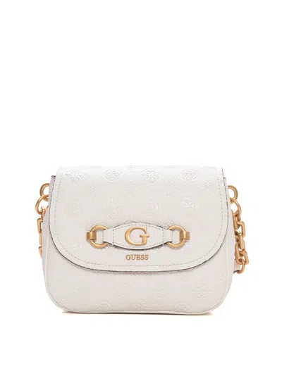 Guess Izzy Peony  Small Bag In White