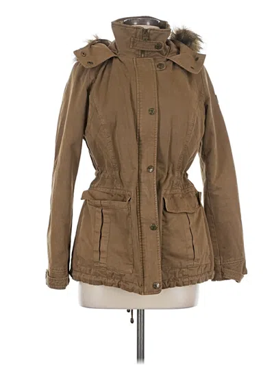 Pre-owned Guess Jacket In Brown