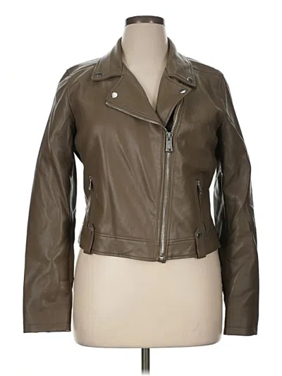 Pre-owned Guess Jacket In Brown