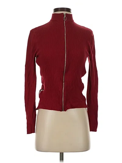 Pre-owned Guess Jacket In Burgundy