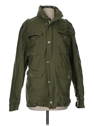 Pre-owned Guess Jacket In Green