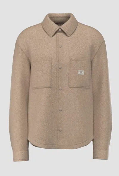 Guess Jacket Man Beige In Brown