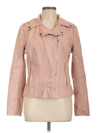 Pre-owned Guess Jacket In Pink