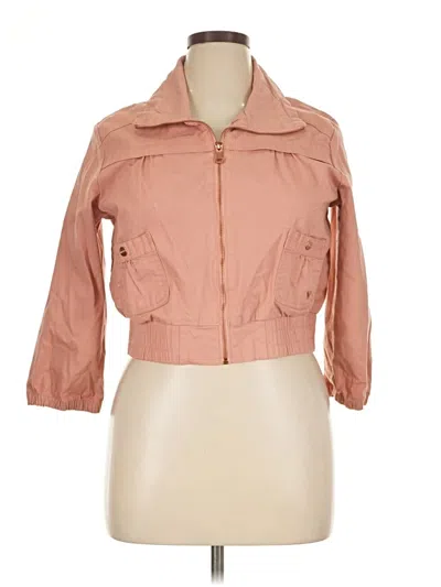 Pre-owned Guess Jacket In Pink
