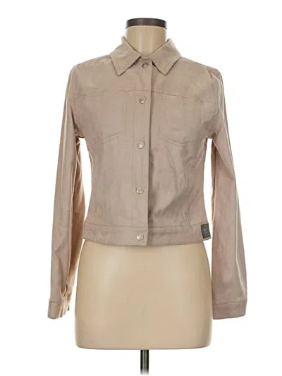 Pre-owned Guess Jacket In Tan