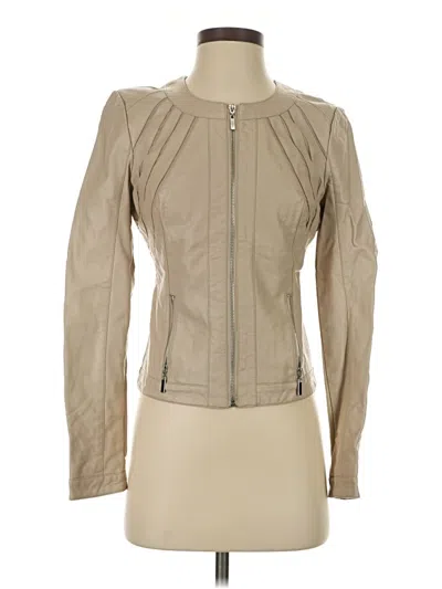 Pre-owned Guess Jacket In Tan