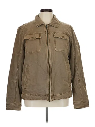 Pre-owned Guess Jacket In Tan