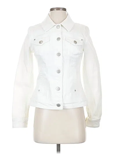 Pre-owned Guess Jacket In White