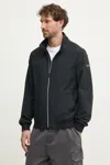 Guess Jackets And Jackets Man  M5rl18 Wgup2 Jblk Jet Black In Multi
