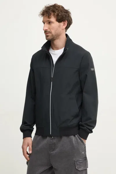 Guess Jackets And Jackets Man  M5rl18 Wgup2 Jblk Jet Black