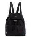 Guess Jaxi Nylon Large Backpack, Created For Macy's In Black,gold