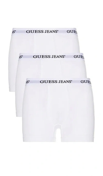 Guess Jeans 3 Pack Boxer Brief In Pure White