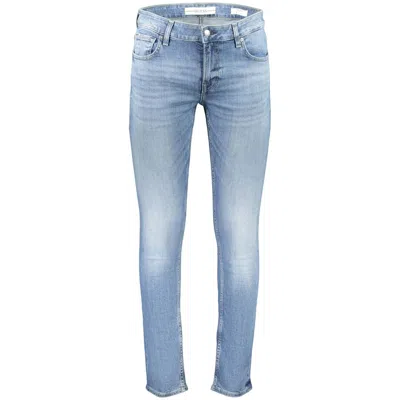 Guess Jeans Azzurro Cotton Mens Jeans In Blue