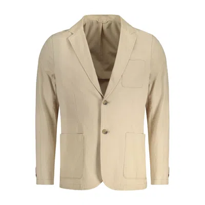 GUESS JEANS BEIGE COTTON MEN JACKET
