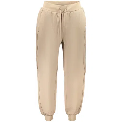 Guess Jeans Beige Lyocell Womens Trousers In Neutral