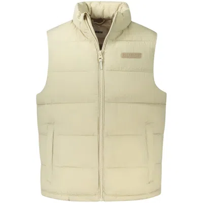 GUESS JEANS BEIGE POLYAMIDE MEN JACKET