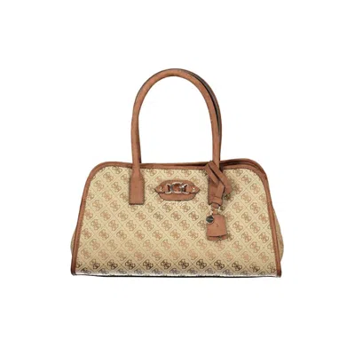 Guess Jeans Beige Polyester Handbag