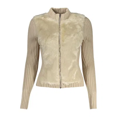 GUESS JEANS GUESS JEANS BEIGE POLYESTER WOMEN'S SWEATER