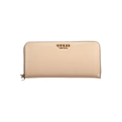 Guess Jeans Beige Polyethylene Wallet In Neutral