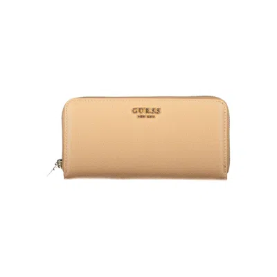 Guess Jeans Beige Polyethylene Wallet