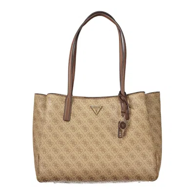 Guess Jeans Beige Polyurethane Women's Women's Bag