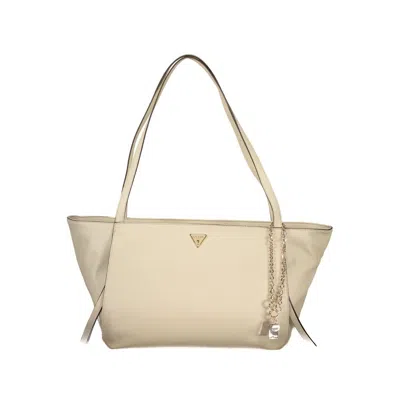 Guess Jeans Beige Polyurethane Women's Women's Bag In Nude