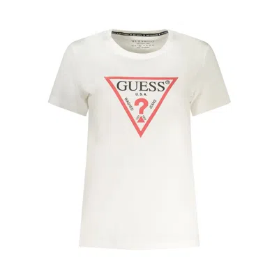 Guess Jeans Bianco Cotone Women T-shirt In White