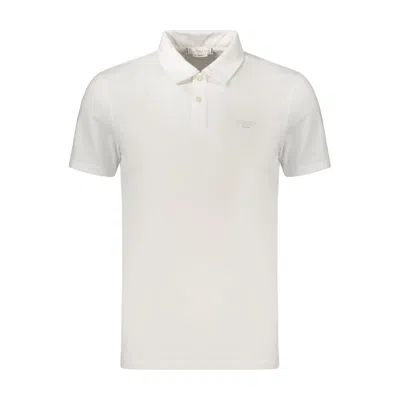 Guess Jeans Bianco Cotton Men Polo
