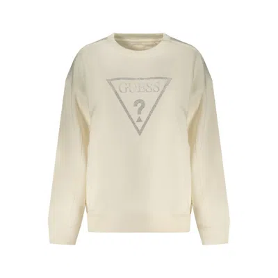 Guess Jeans Bianco Cotton Women Sweatshirt In Neutral