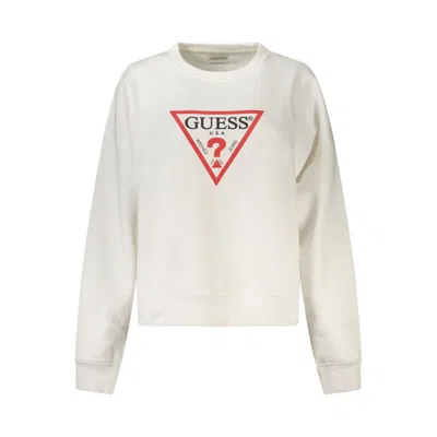 Guess Jeans Bianco Cotton Women Sweatshirt In Neutral