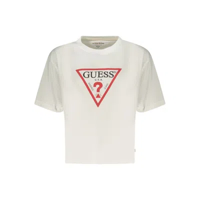 Guess Jeans Bianco Cotton Women T-shirt In White