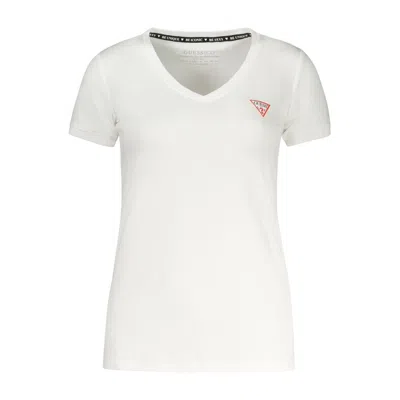 Guess Jeans Bianco Cotton Women T-shirt In White
