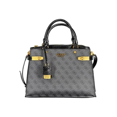 Guess Jeans Black Cotton Handbag