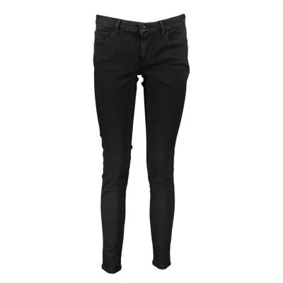 GUESS JEANS GUESS JEANS BLACK COTTON JEANS & WOMEN'S PANT