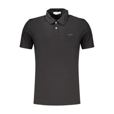 Guess Jeans Black Cotton Men's Polo