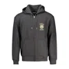 Guess Jeans Black Cotton Men Sweater In Black