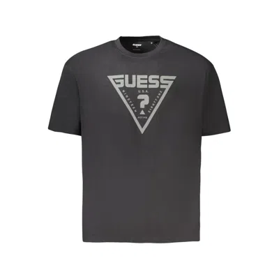 Guess Jeans Black Cotton Men's T-shirt In Gray