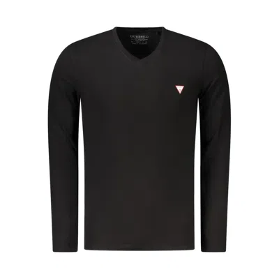 Guess Jeans Black Cotton Men T-shirt