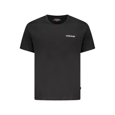 Guess Jeans Black Cotton Men T-shirt