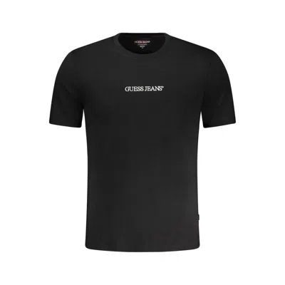 Guess Jeans Black Cotton Men T-shirt