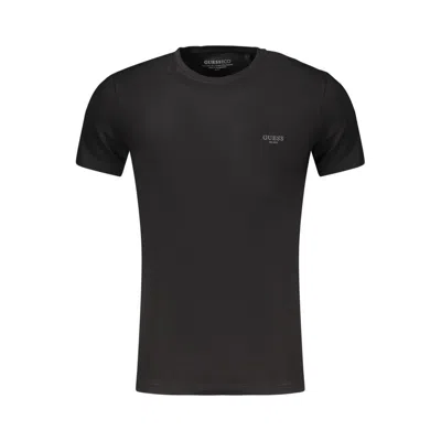 Guess Jeans Black Cotton Mens T-shirt
