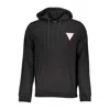 Guess Jeans Black Cotton Sweater In Black