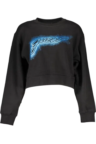 Guess Jeans Black Cotton Sweater