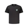 Guess Jeans Black Cotton T-shirt In Black