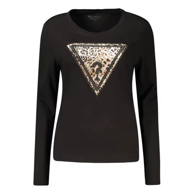 Guess Jeans Black Cotton T-shirt